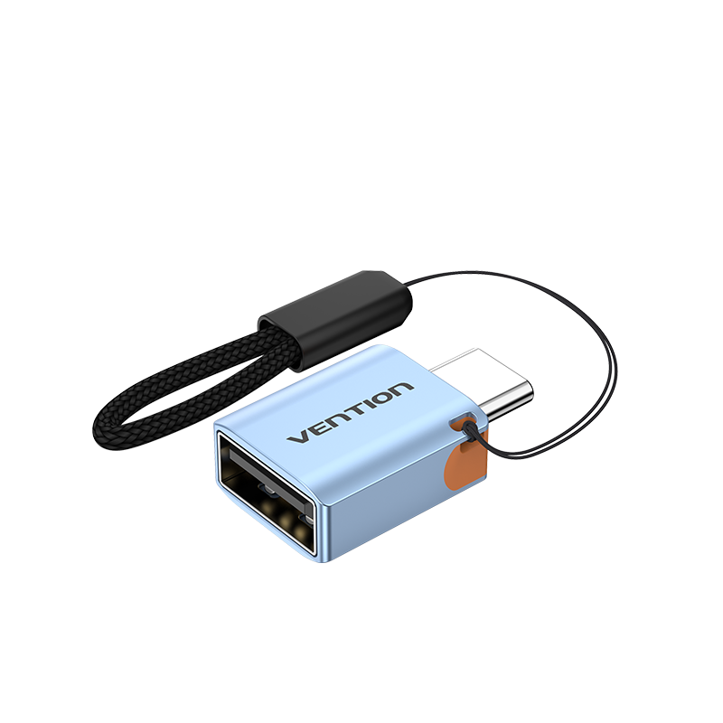 USB-C 3.1/apa (Type‑C )–> USB‑A /anya, szürke, alumínium házas, OTG adapter